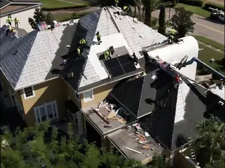 A job by Henry Brothers Roofing & Construction