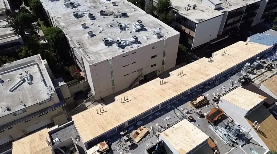 Work by One stop roofing in Woodland Hills, California