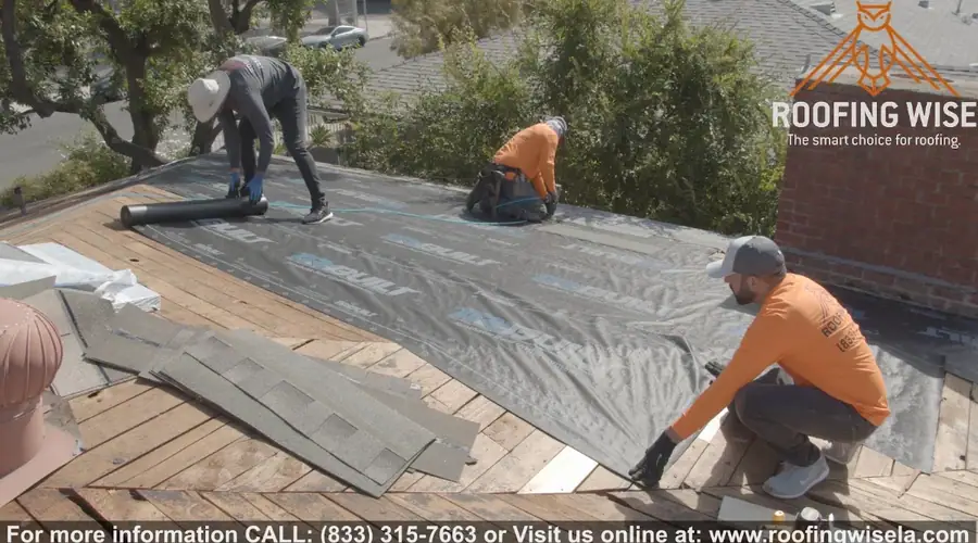 Work by Roofing Wise in Chatsworth, California