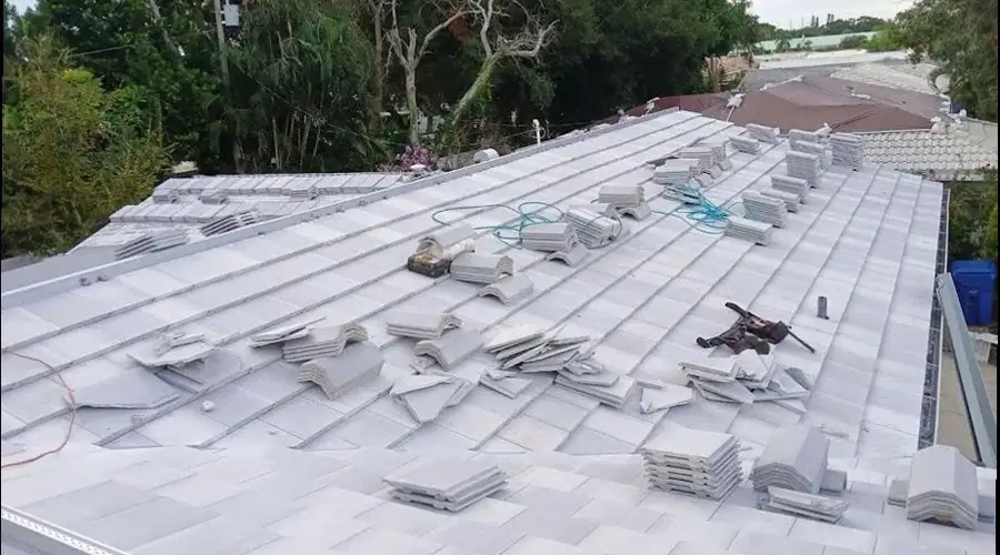 Work by Domingo Brothers Roofing & Construction in Palmdale, California