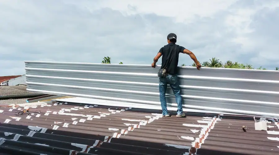 Work by Julio Roofing in Hawaiian Gardens, California
