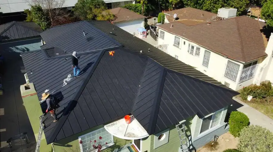 Work by Skyline Energy Roofing - Los Angeles in Van Nuys, California