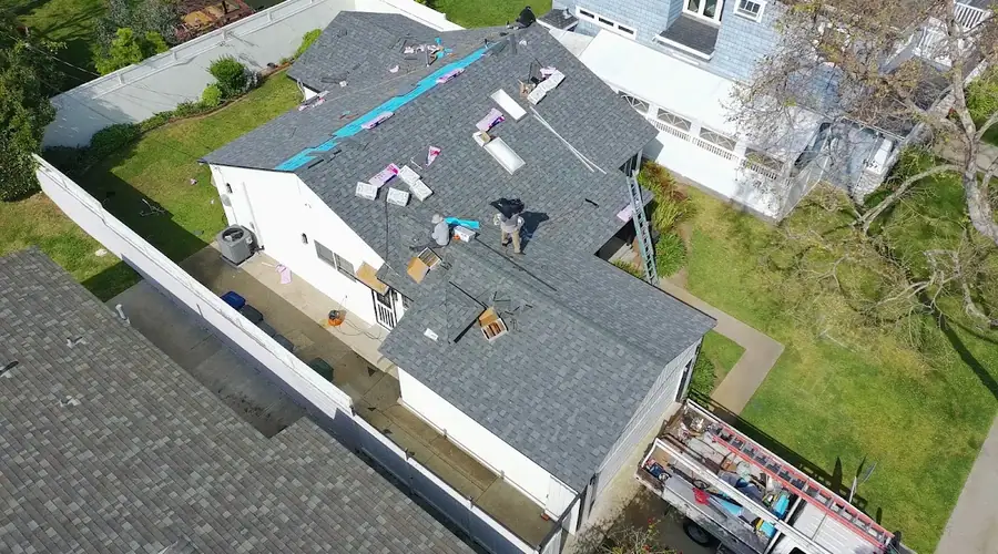 Work by JW Roofing Services in Hacienda Heights, California