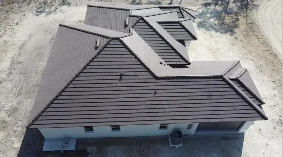 Work by LYJ Roofing in Mission Hills, California