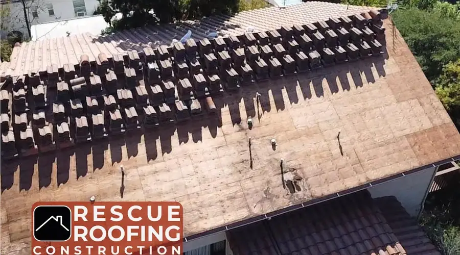Work by Rescue Roofing Construction in La Canada Flintridge, California