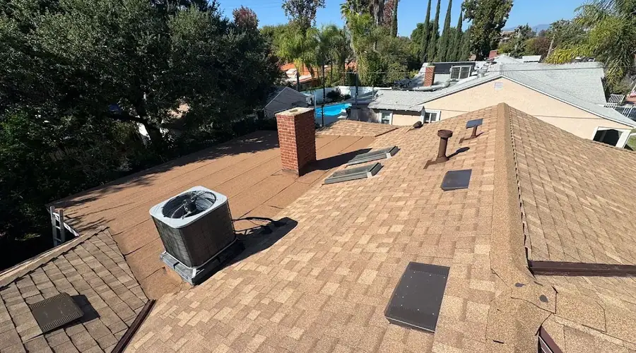 Work by SLR Roofing in Reseda, California