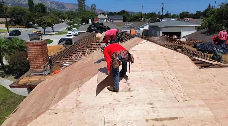 Work by Capitol Roofing Company in Commerce, California