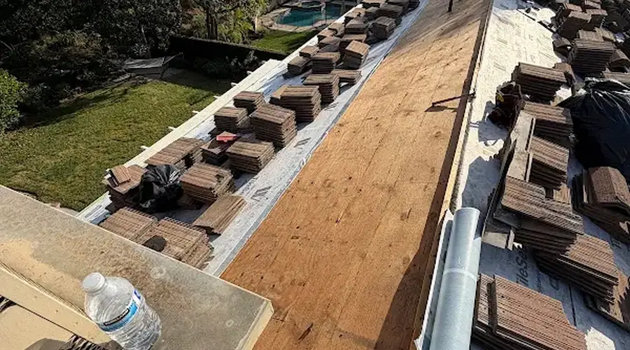 Work by Mint Roofing Inc. in Hawthorne, California