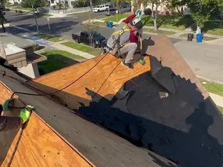 A job by All Things Roofing LA