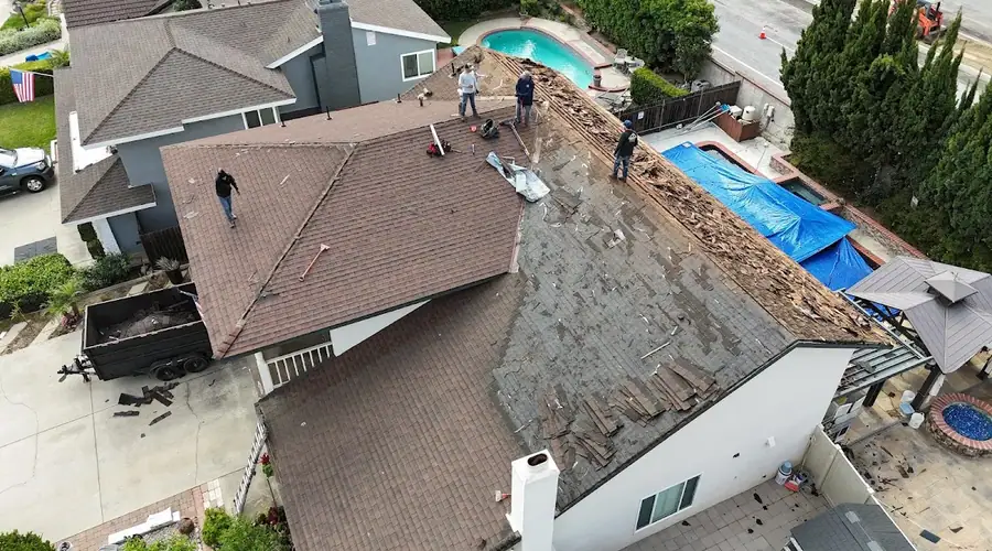Work by Franco’s Roofing in Cerritos, California