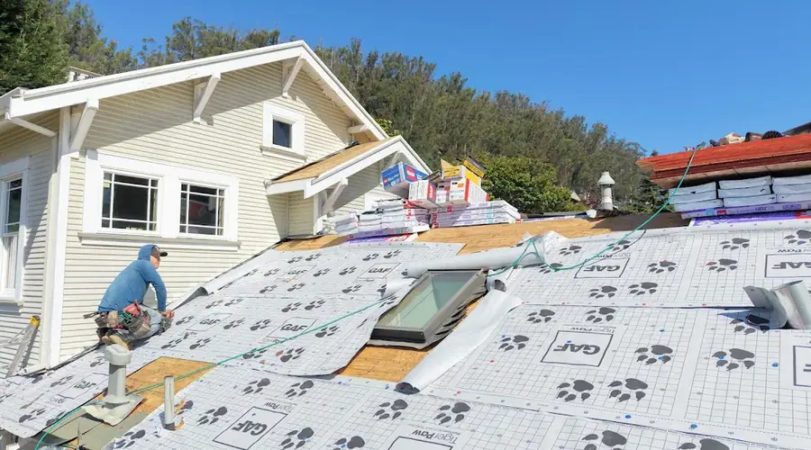 Work by PWC Roofing in Malibu, California