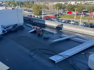 A job by Home Town Roofing Inc