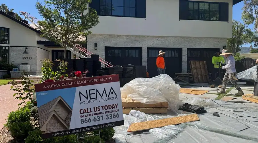 Work by NEMA Roofing Repair - Woodland Hills in Calabasas, California