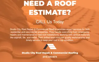 Studio City Roof Repair & Commercial Roofing