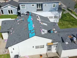 A job by JW Roofing Service