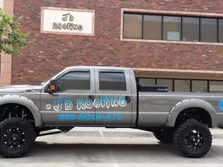 A job by J D Roofing Company