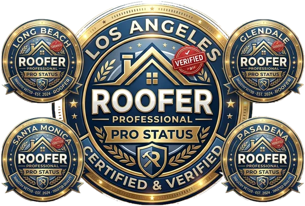 The Roofer Pro Status seal for Los Angeles County