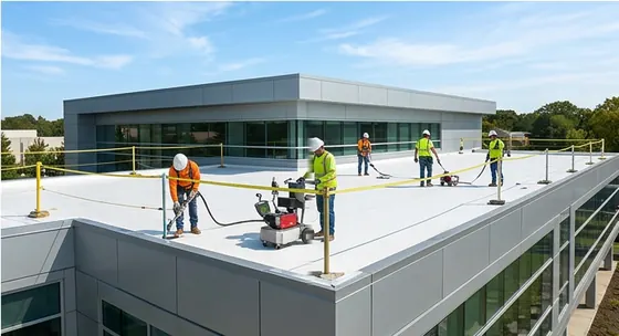 Flat and Low Slope Roofing work in Los Angeles County
